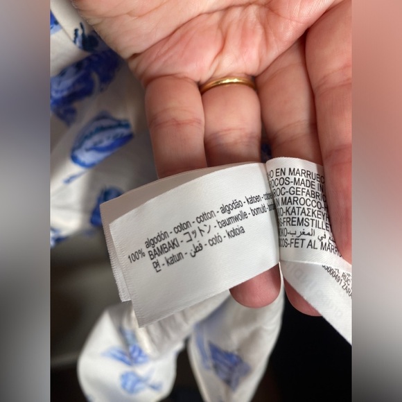 Zara 100% Cotton Summer Seashell Mini Dress 🐚 - Picture 8 of 9